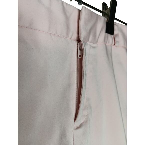 Banana Republic Reegan Pants 4P Petite Light Pink Stretch Cotton Chino Slim Fit - Picture 5 of 15